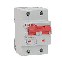 Выключатель автоматический модульный 2п D 100А 15кА YON MD125 | код MD125-2ND100 | DKC